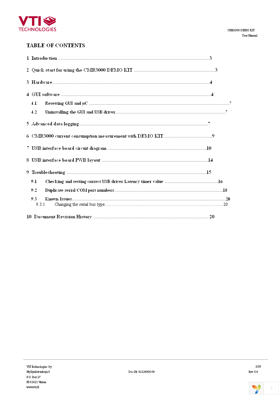 CMR3000-D01 DEMO Page 2